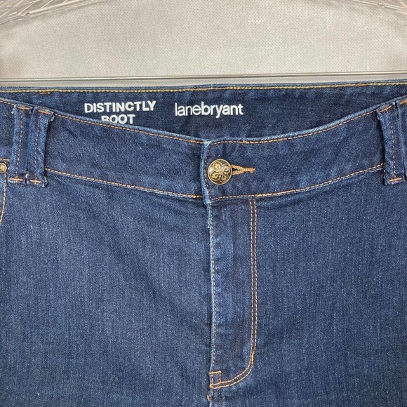 Lane Bryant Jeans Womens Sz 26 Blue Denim Distinctly Boot Cut‎ Stretch Average - Picture 2 of 11